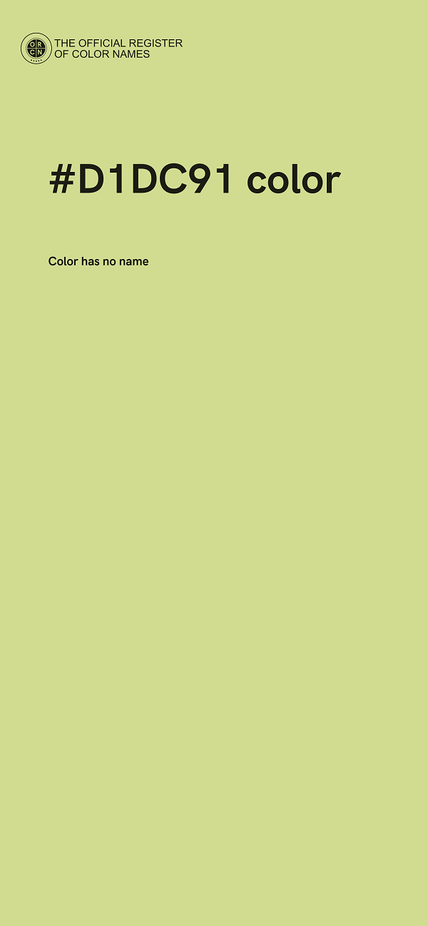 #D1DC91 color image