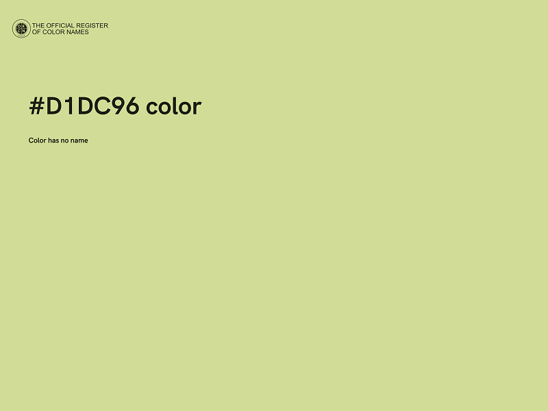 #D1DC96 color image