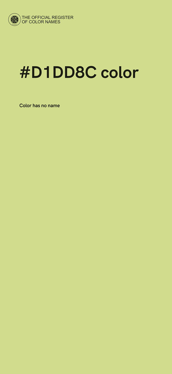 #D1DD8C color image