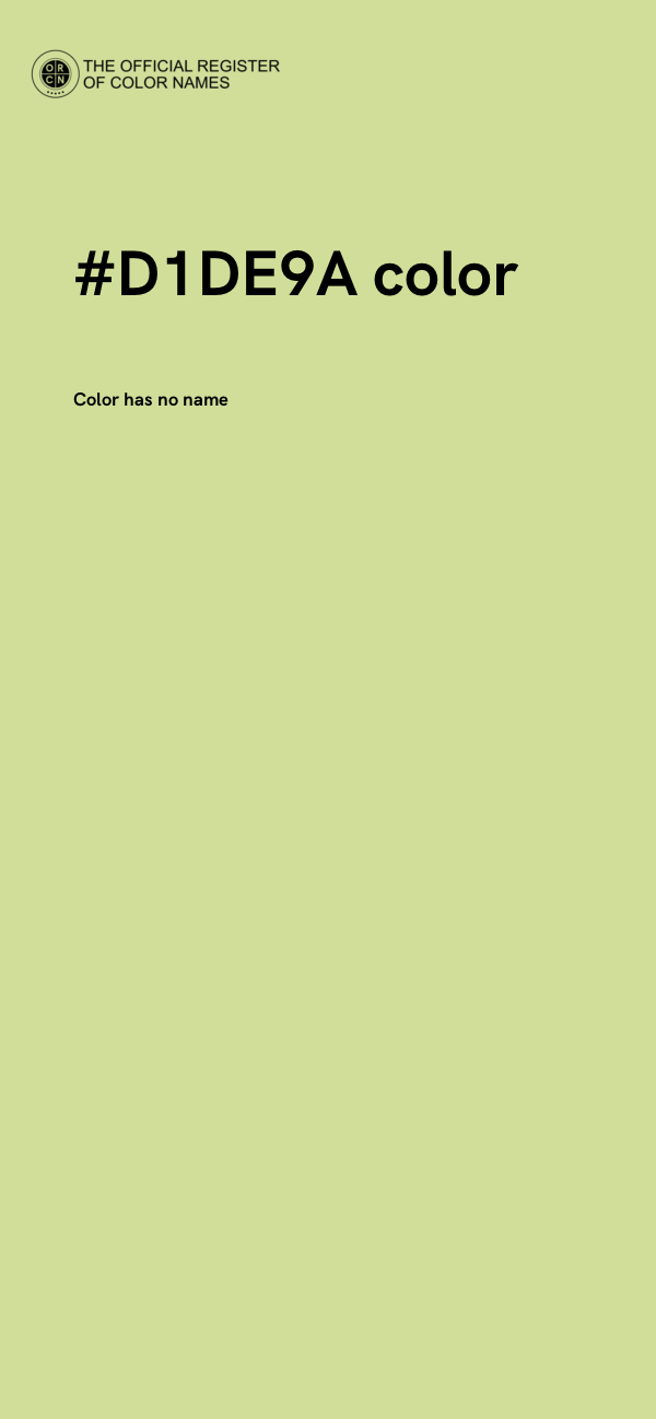 #D1DE9A color image