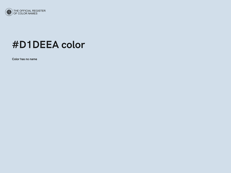 #D1DEEA color image