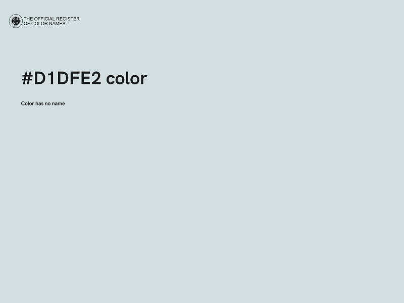 #D1DFE2 color image