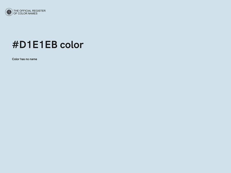 #D1E1EB color image