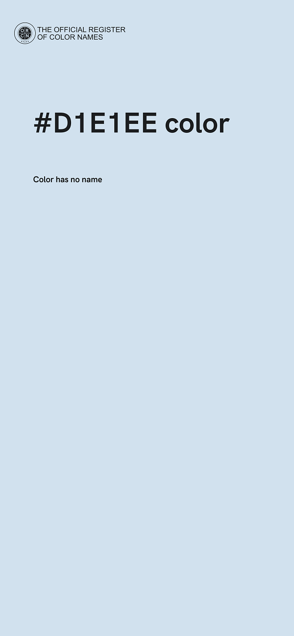 #D1E1EE color image
