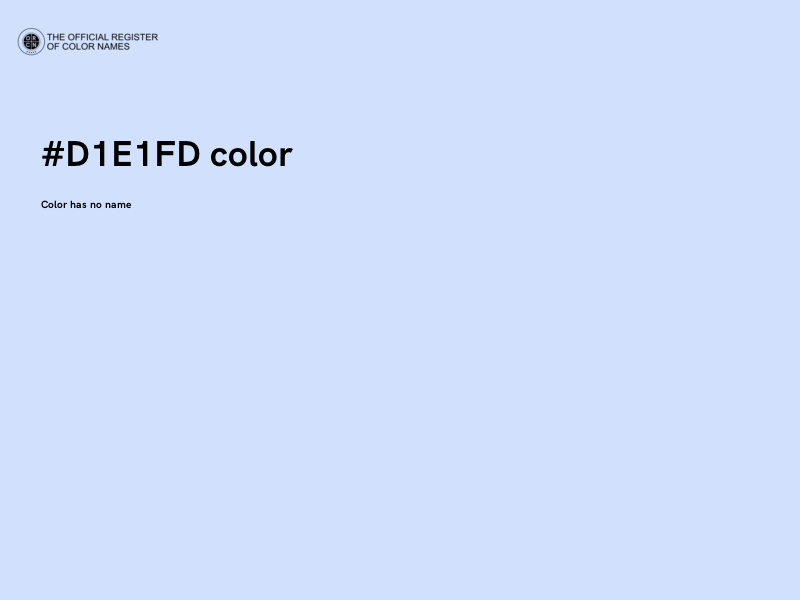 #D1E1FD color image