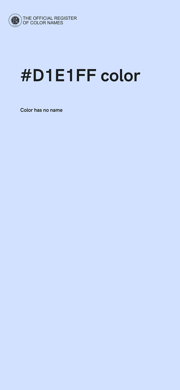 #D1E1FF color image