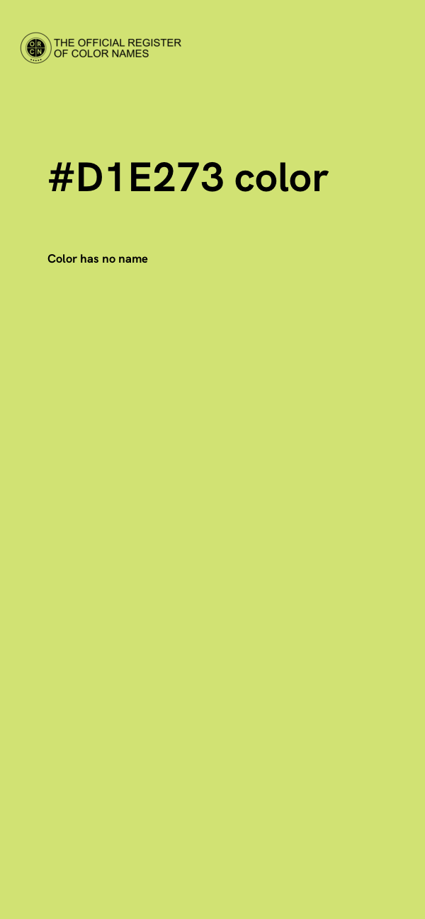 #D1E273 color image