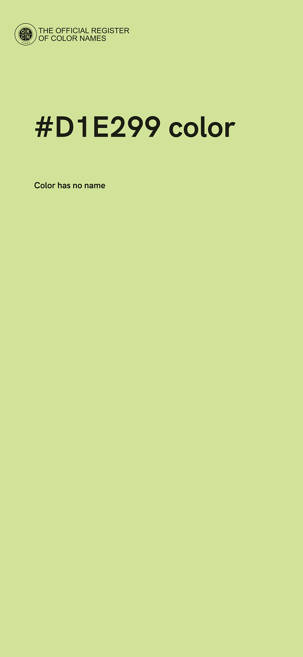 #D1E299 color image