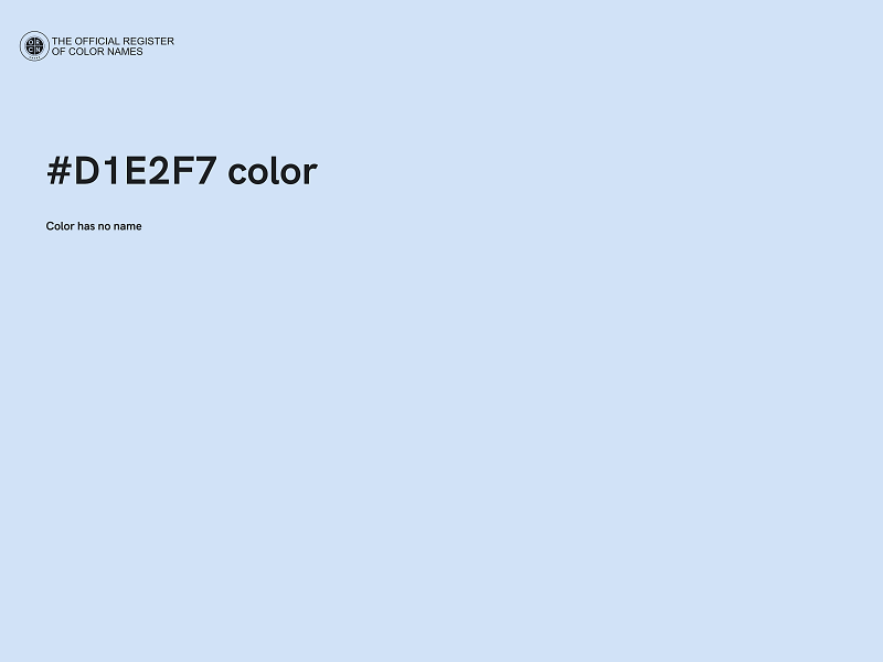 #D1E2F7 color image