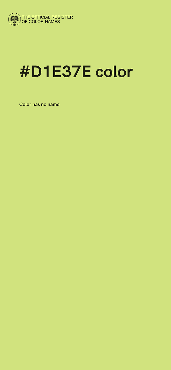 #D1E37E color image