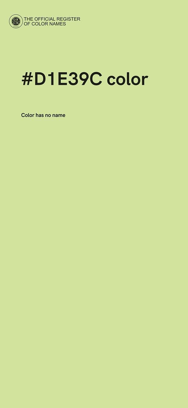 #D1E39C color image