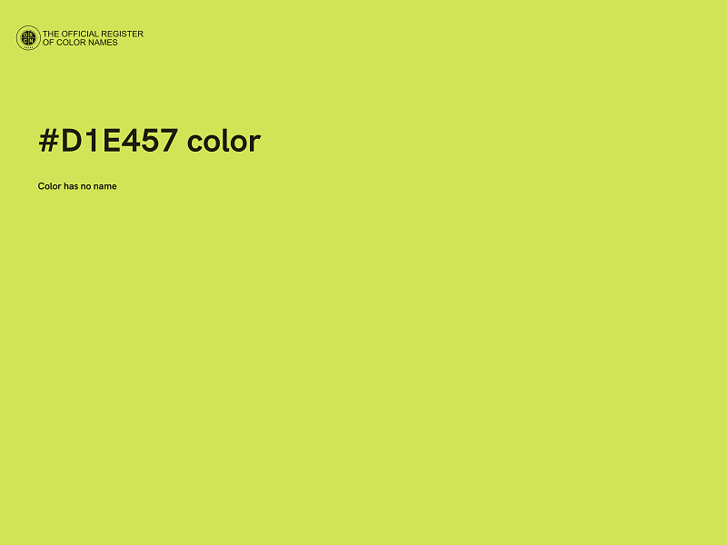 #D1E457 color image