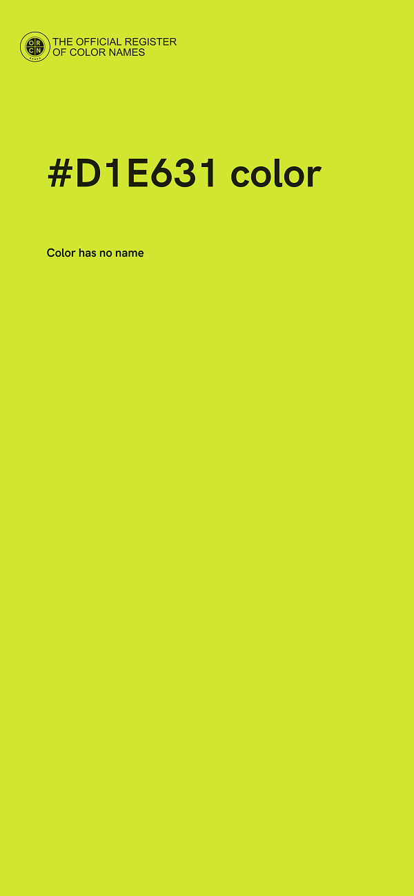#D1E631 color image