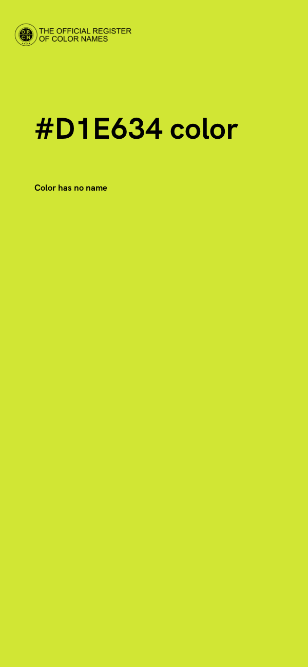#D1E634 color image