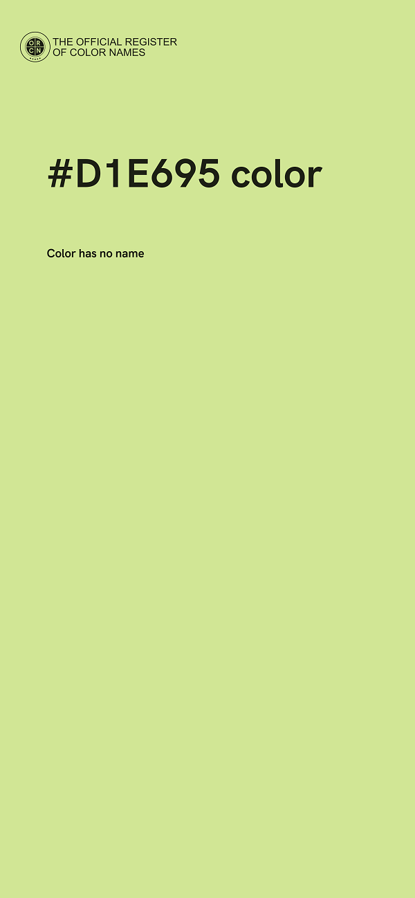 #D1E695 color image