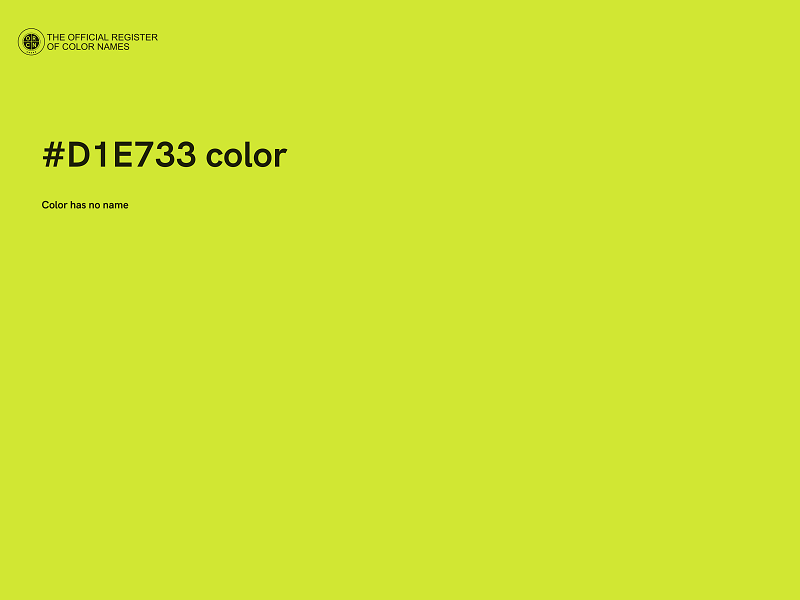 #D1E733 color image