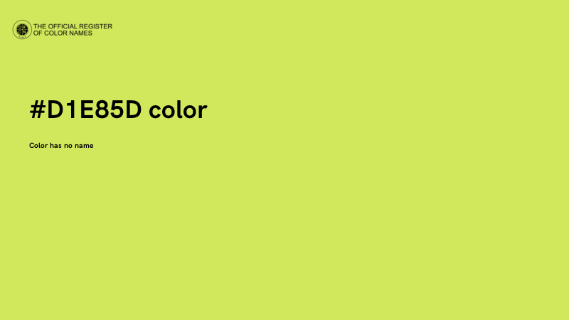 #D1E85D color image