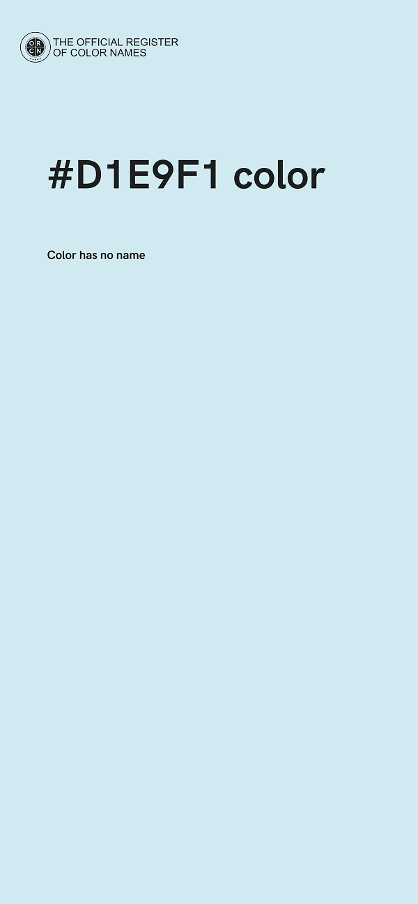 #D1E9F1 color image
