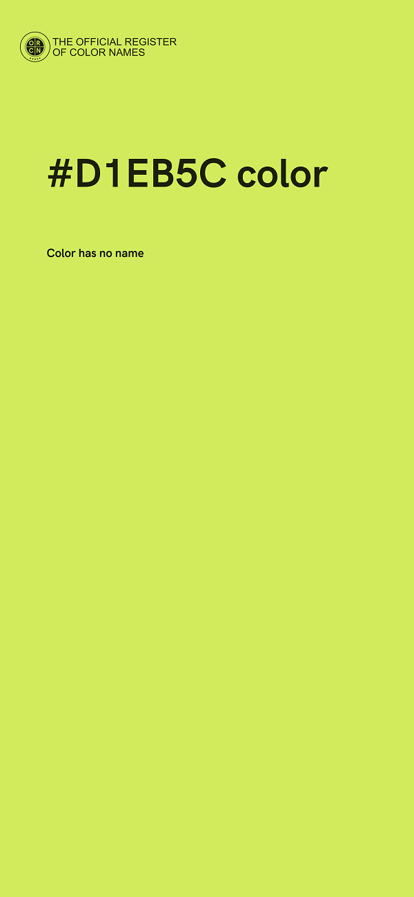 #D1EB5C color image