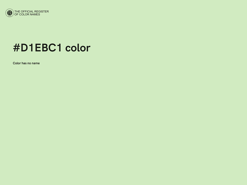 #D1EBC1 color image