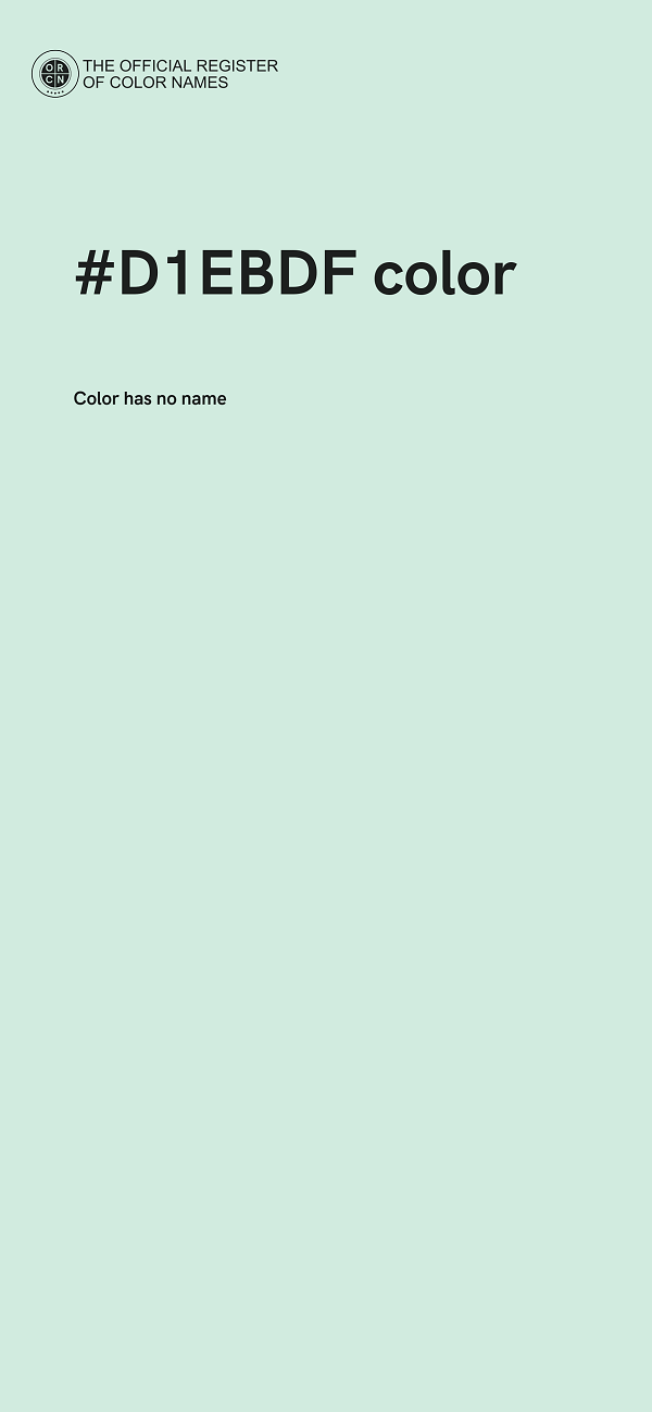 #D1EBDF color image
