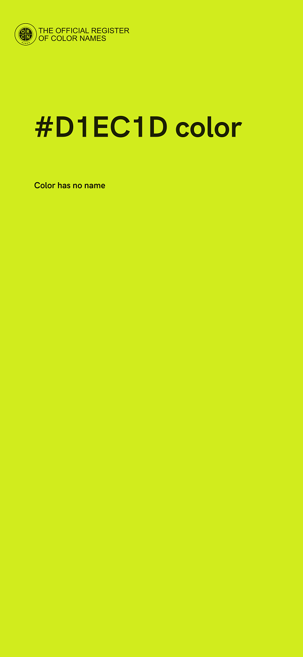 #D1EC1D color image