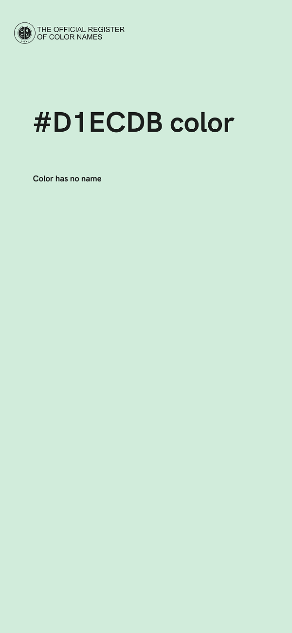 #D1ECDB color image