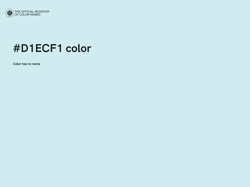 #D1ECF1 color image