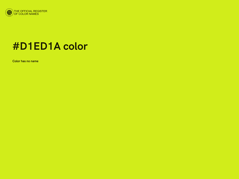 #D1ED1A color image