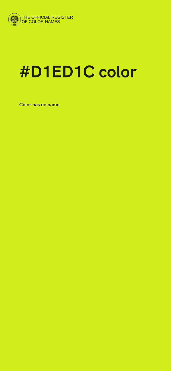 #D1ED1C color image
