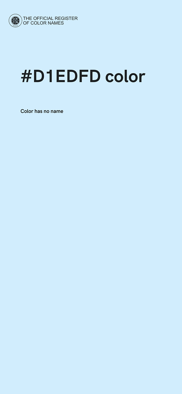 #D1EDFD color image