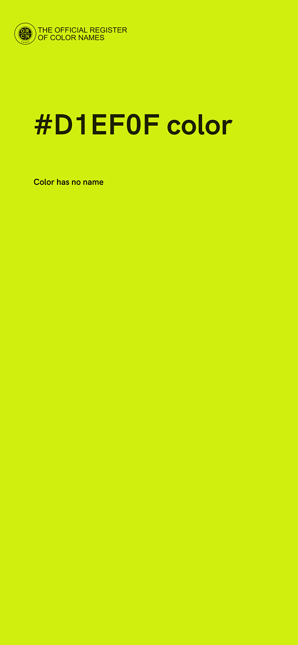 #D1EF0F color image