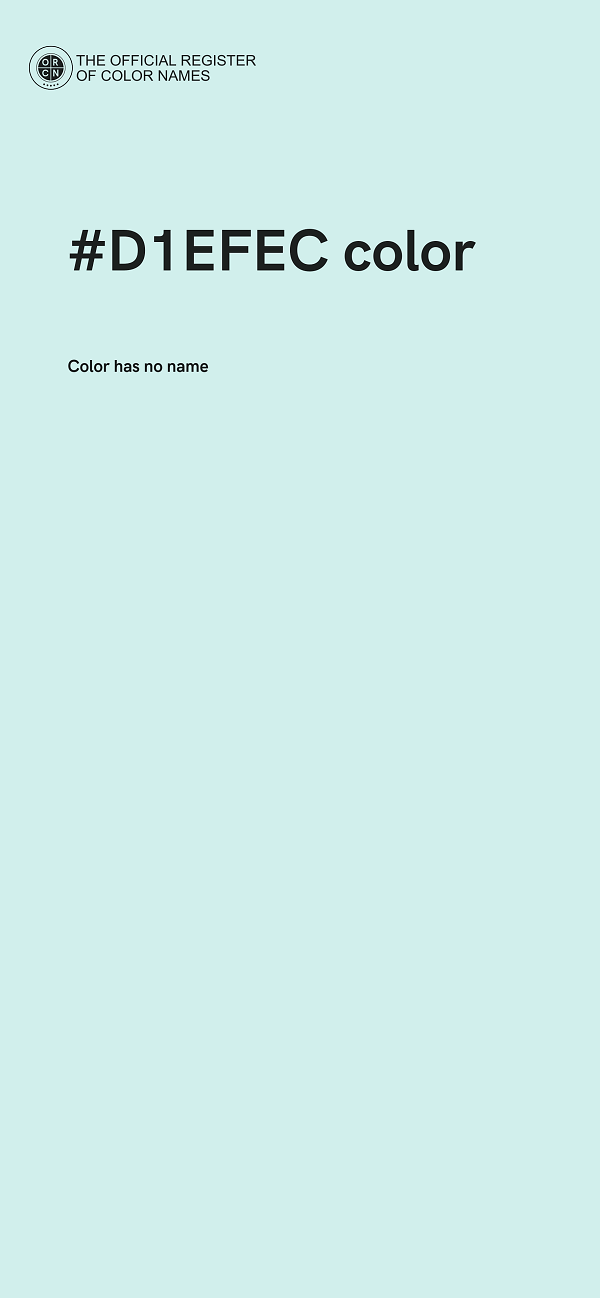 #D1EFEC color image