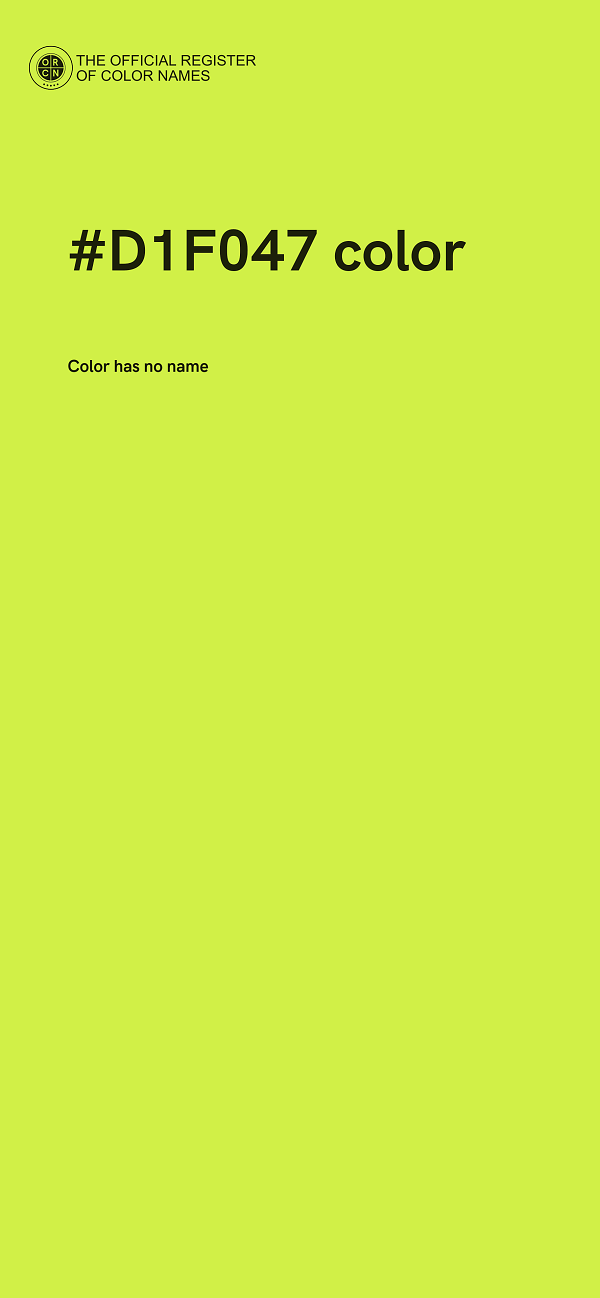 #D1F047 color image