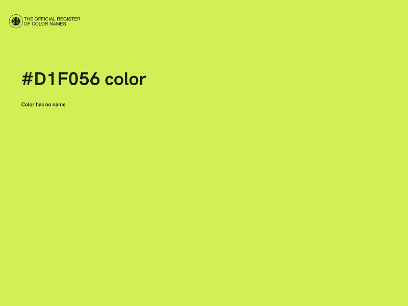 #D1F056 color image