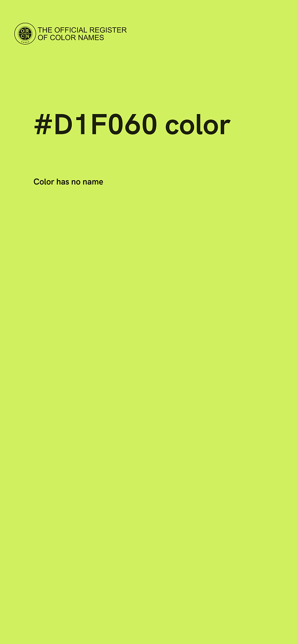 #D1F060 color image