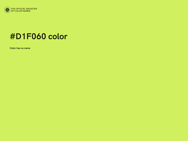 #D1F060 color image