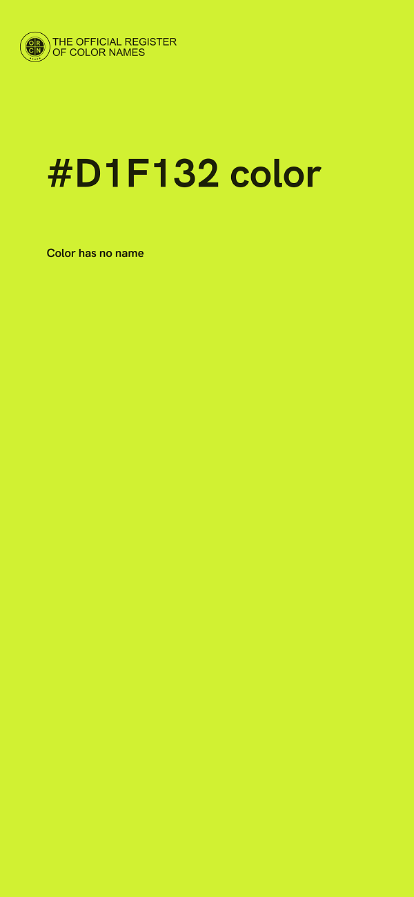 #D1F132 color image
