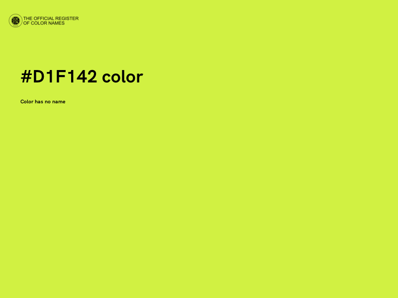 #D1F142 color image