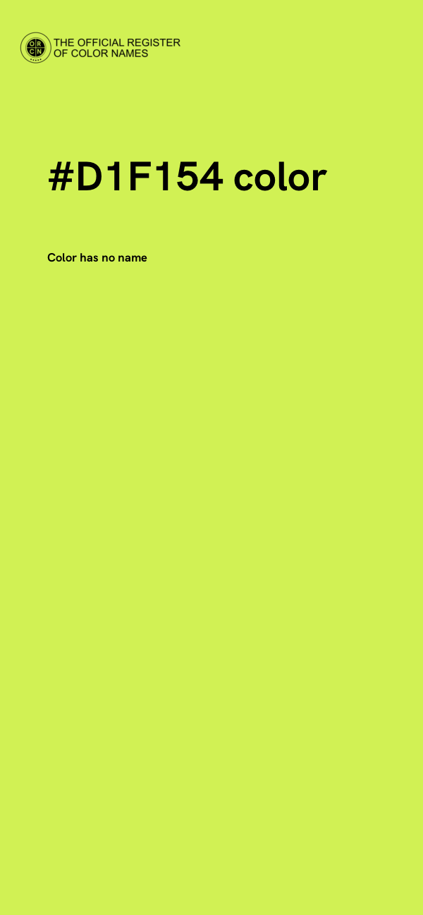 #D1F154 color image