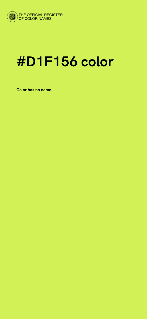 #D1F156 color image