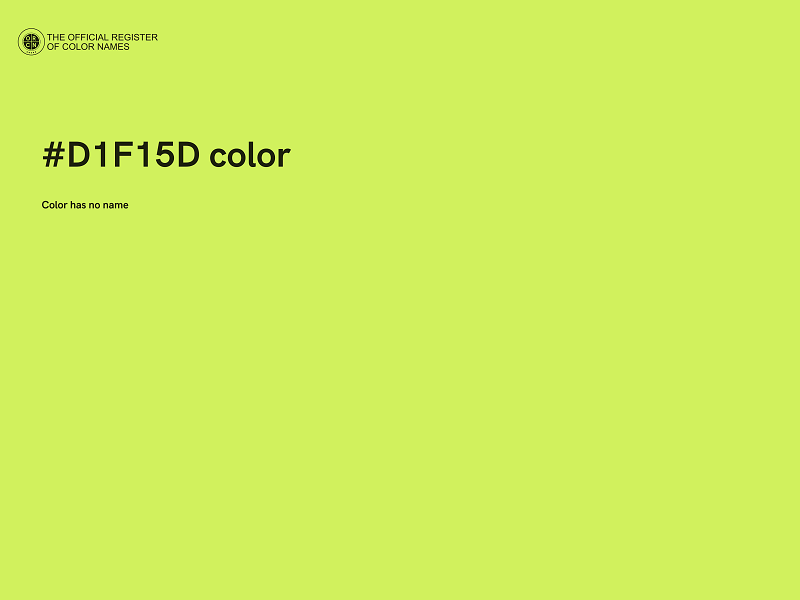 #D1F15D color image