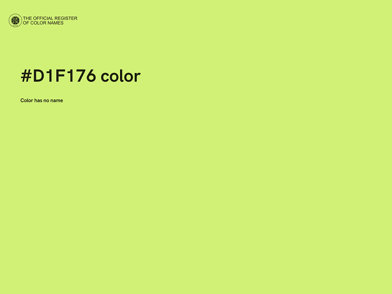 #D1F176 color image