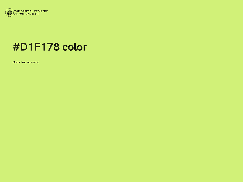 #D1F178 color image