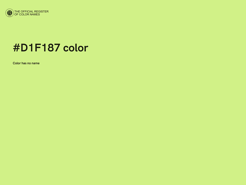 #D1F187 color image