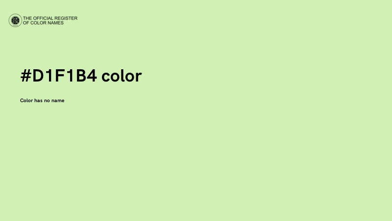 #D1F1B4 color image