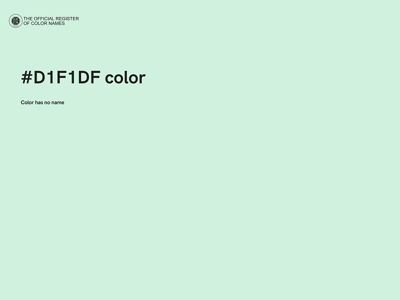#D1F1DF color image