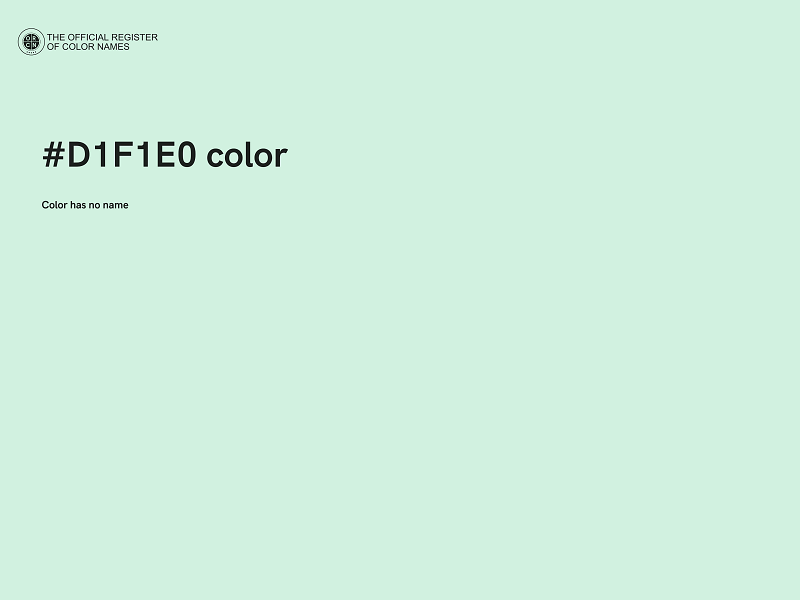 #D1F1E0 color image