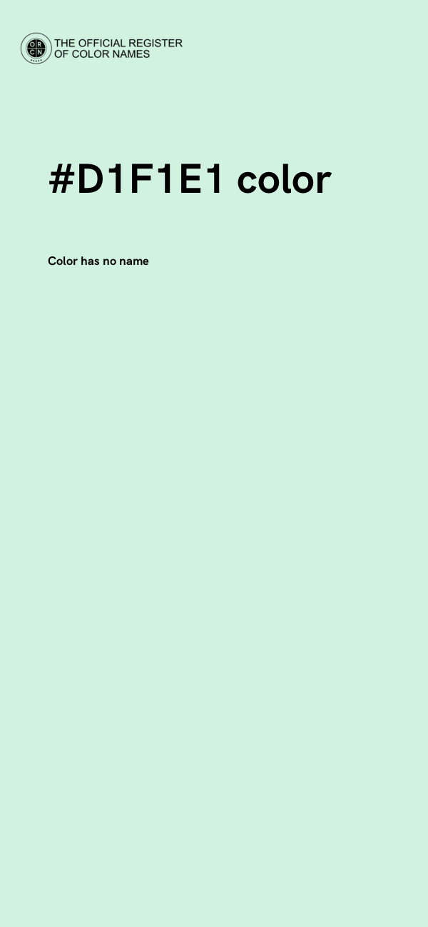 #D1F1E1 color image