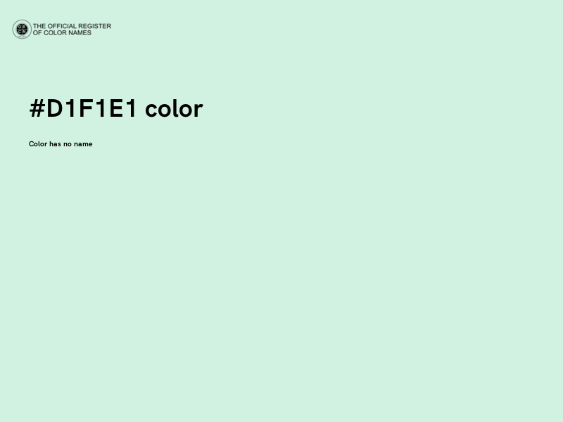 #D1F1E1 color image